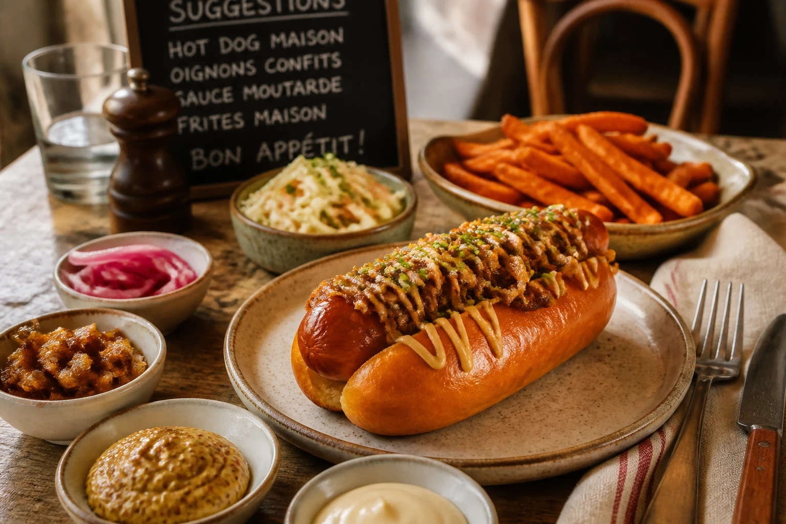 Quels accompagnements servir avec un hot dog ?