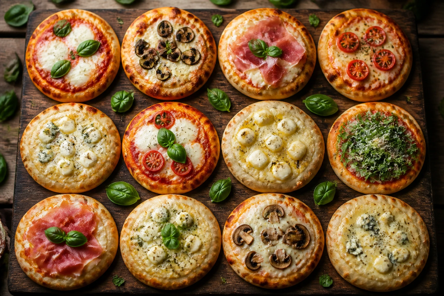 Mini pizzas apéro à congeler : la méthode batch cooking