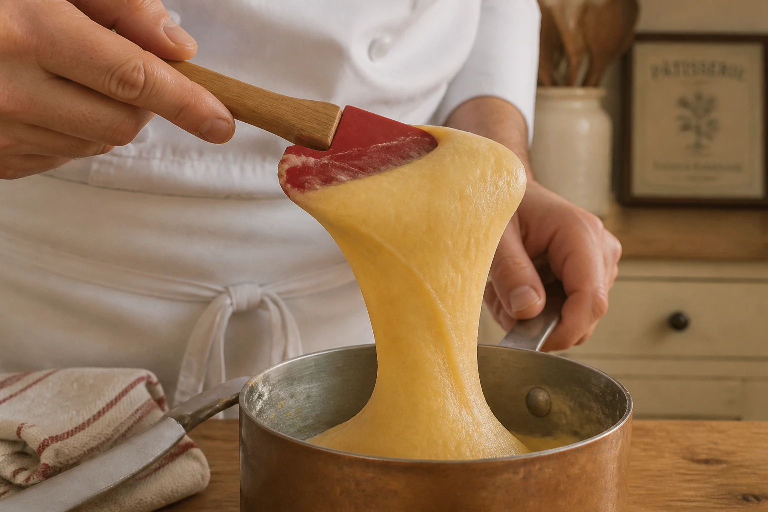 Pâte à choux trop liquide : causes, tests et rattrapage