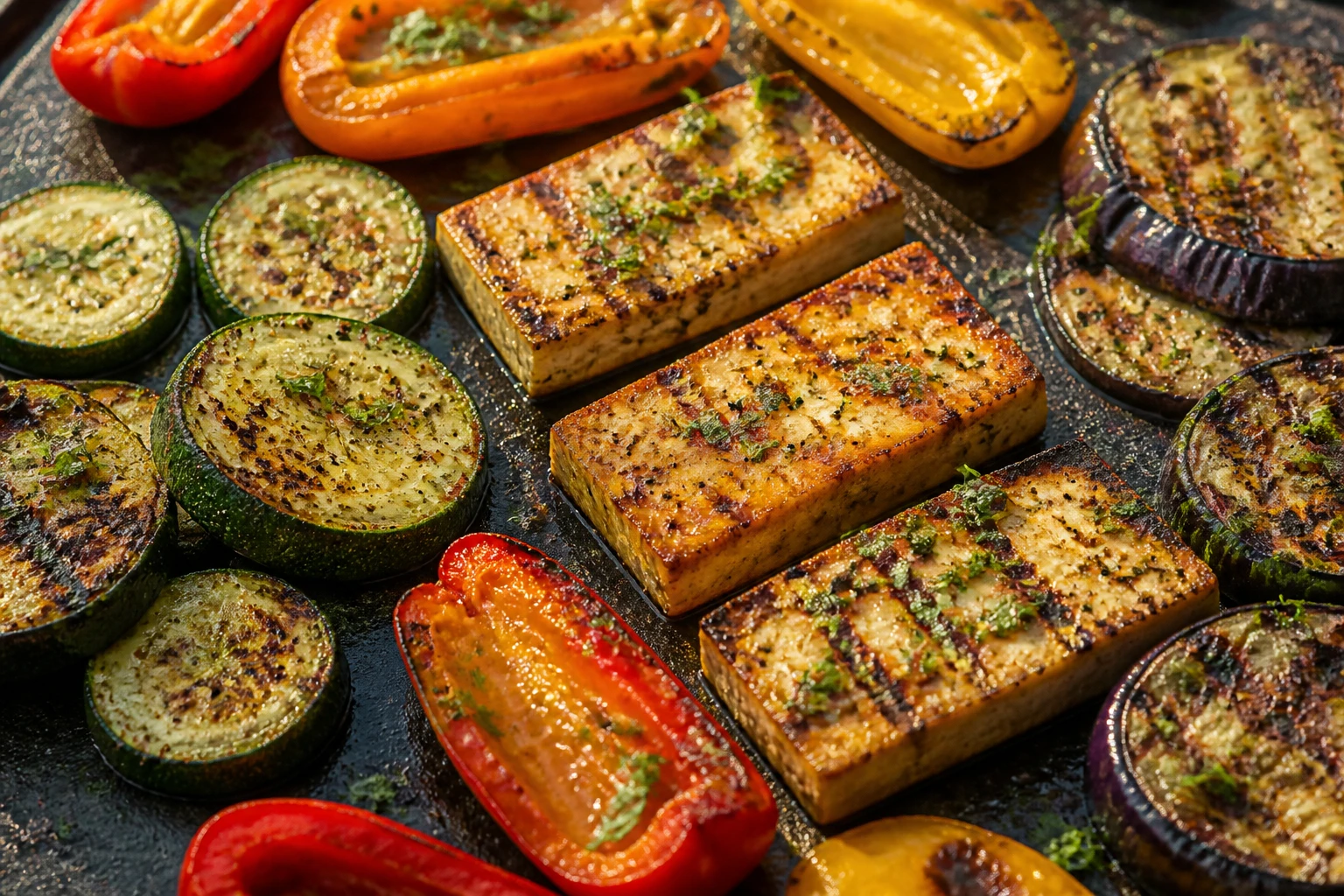 Plancha végétarienne : techniques, recettes et marinades