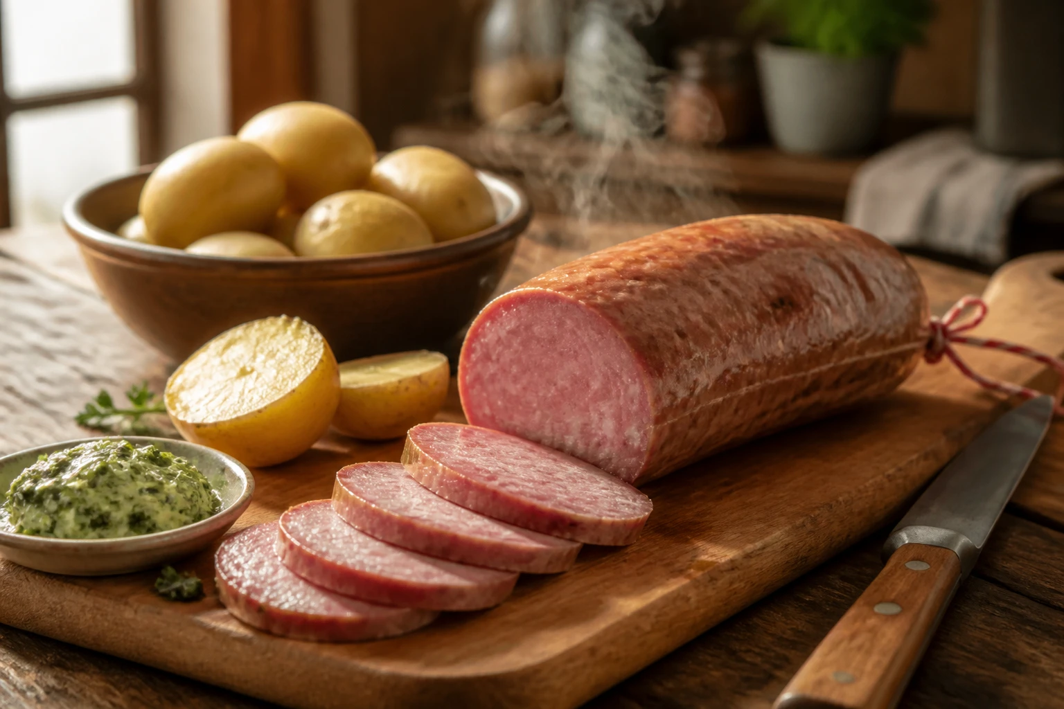 Saucisson à cuire : la recette et les temps de cuisson justes