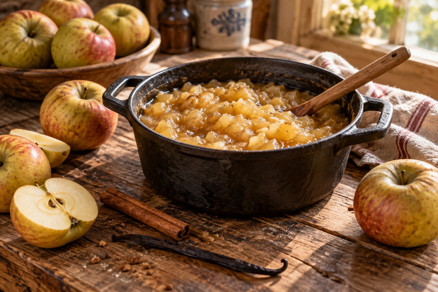 La compote de pommes de grand-mère, ma méthode à la fourchette